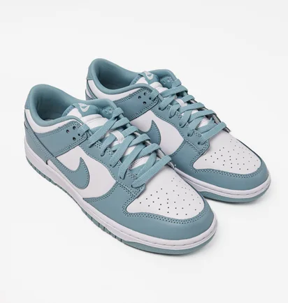 Кроссовки мужские Nike Dunk Low Retro Light Blue/White DV0833-106
