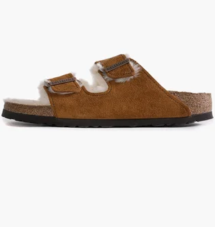 Тапочки женские Birkenstock Arizona Shearling Brown 1001135