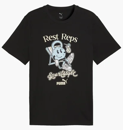 Футболка чоловіча Puma Graphic Quote Black 693494-01