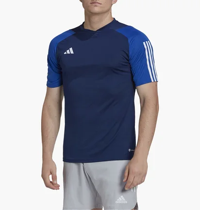 Футболка мужская Adidas Jersey Tiro23 C Jsy Blue HK7637
