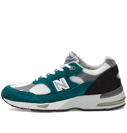 Кроссовки женские New Balance W991Tlk - Made In Uk Green/White W991TLK
