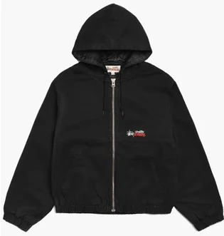 Толстовка унисекс Stussy Canvas Insulated Work Jacket Black 115716-0001