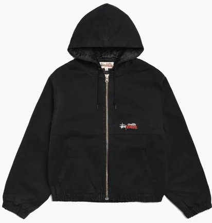 Толстовка унисекс Stussy Canvas Insulated Work Jacket Black 115716-0001