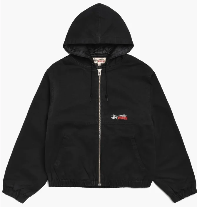 Толстовка унисекс Stussy Canvas Insulated Work Jacket Black 115716-0001