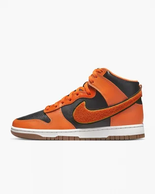 Кроссовки мужские Nike Dunk High University Orange/Black DR8805-002