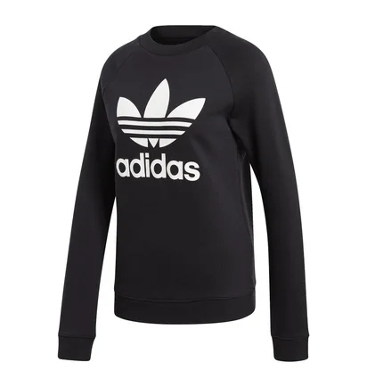 Свитшот женский Adidas Originals Trefoil Black DV2612