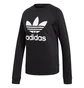 Свитшот женский Adidas Originals Trefoil Black DV2612