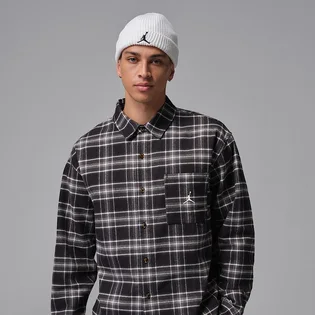 Сорочка чоловіча Air Jordan Brooklyn Graphic Flannel Black/Grey IF1857-010