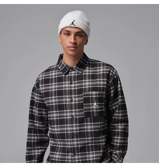 Сорочка чоловіча Air Jordan Brooklyn Graphic Flannel Black/Grey IF1857-010