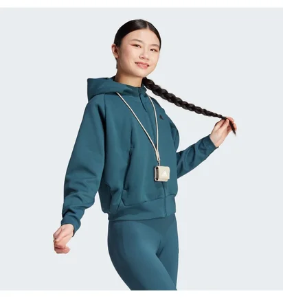 Толстовка женская Adidas Z.N.E. Full-Zip Turquoise IN5129
