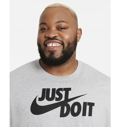 Футболка чоловіча Nike M Nsw Tee Just Do It Swoosh Grey AR5006-063