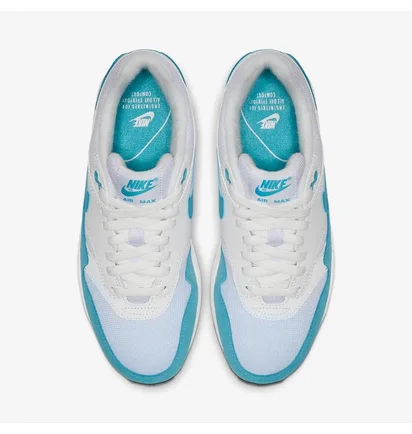 Кросівки жіночі Nike Air Max 1 Wmns White/Turquoise 319986-117