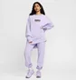 Спортивний костюм жіночий Nike Nsw Flc Os Crew Violet HM4318-515__HM4319-515