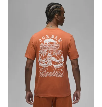 Футболка унісекс Air Jordan T-Shirt Artist Series By Umar Rashid Orange DX9559-812