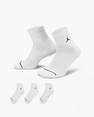 Шкарпетки унісекс Nike Cush Poly Ankle (3 пари) 144 White Dx9655-100