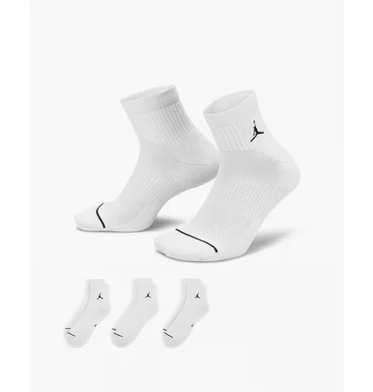 Шкарпетки унісекс Nike Cush Poly Ankle (3 пари) 144 White Dx9655-100