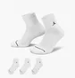 Шкарпетки унісекс Nike Cush Poly Ankle (3 пари) 144 White Dx9655-100