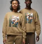 Світшот унісекс Air Jordan Artist Series By Moss Brooklyn Fleece Crew Brown FD7860-258