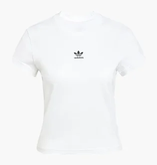 Футболка жіноча Adidas Essentials Slim White JC8973