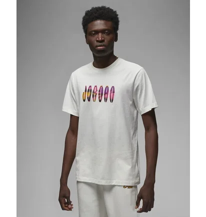 Футболка мужская Air Jordan Flight Mvp Wordmark Logo Graphic T-Shirt White Dq7366-134
