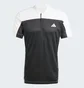 Футболка чоловіча Adidas Tennis Heat.Rdy Pro Freelift Henley Polo Shirt Black/White IS8970