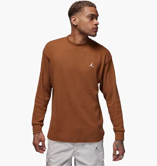 Лонгслів чоловічий Air Jordan Essentials Waffle Knit Top Brown FD7461-281