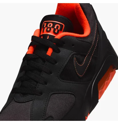 Кроссовки мужские Nike Air 180 Black/Orange FJ9259-002