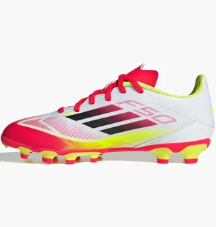 Бутсы детские Adidas F50 League Mg White/Red IE3752