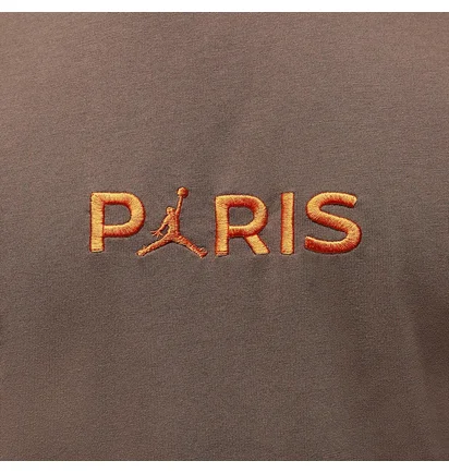 Футболка чоловіча Air Jordan Psg Ss Wordmark Tee Brown DZ2940-274