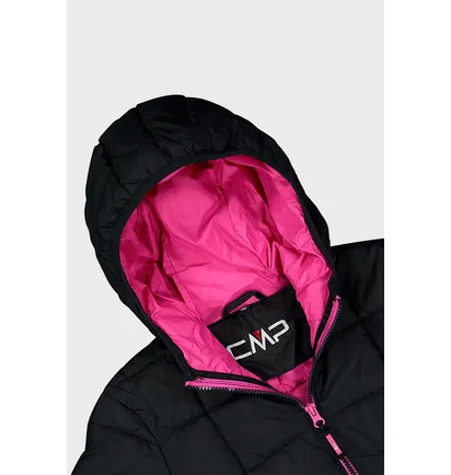 Куртка детская CMP Coat Fix Hood Taffeta Black 34Z3465-U423