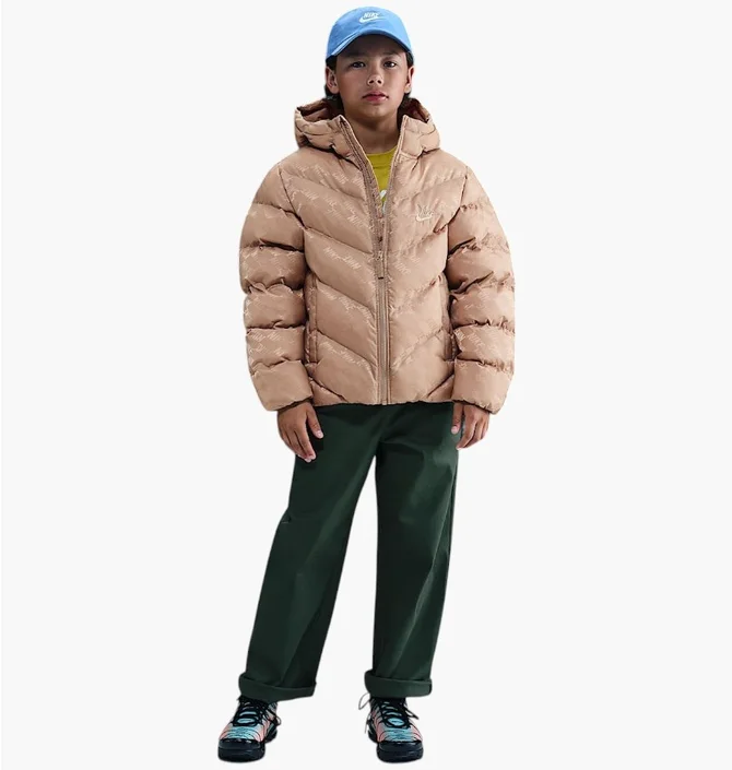 Пуховик детский Nike K Nsw Tf Adp Puffer Gx Beige HQ9374-200