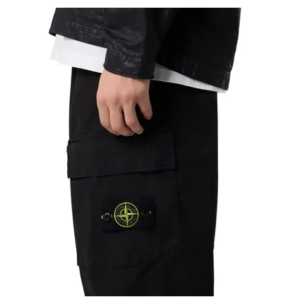 Штаны мужские Stone Island Cargo Black L1S153100020-S0A10-V0029