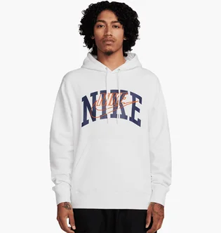 Худи мужское Nike Club Fleece Brushed-Back Hoodie White FV4447-100