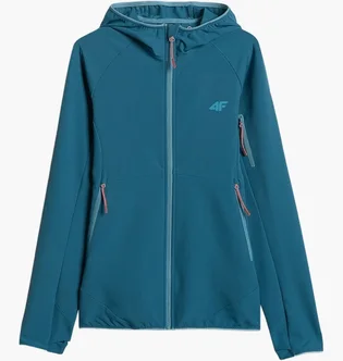 Куртка жіноча 4F Windproof Softshell Turquoise 4FRSS26TSOFF645-46S
