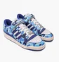 Кроссовки мужские Adidas Forum 84 Bape Low Light Blue ID4772