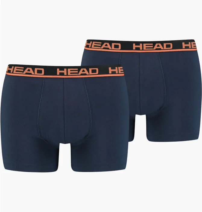 Труси чоловічі HEAD Basic Boxer Blue (2 шт) 701202741-010