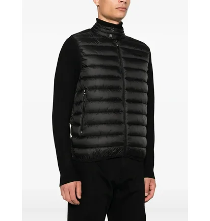 Жилетка чоловіча John Richmond Quilted Zip-Up Black UMA25156PI