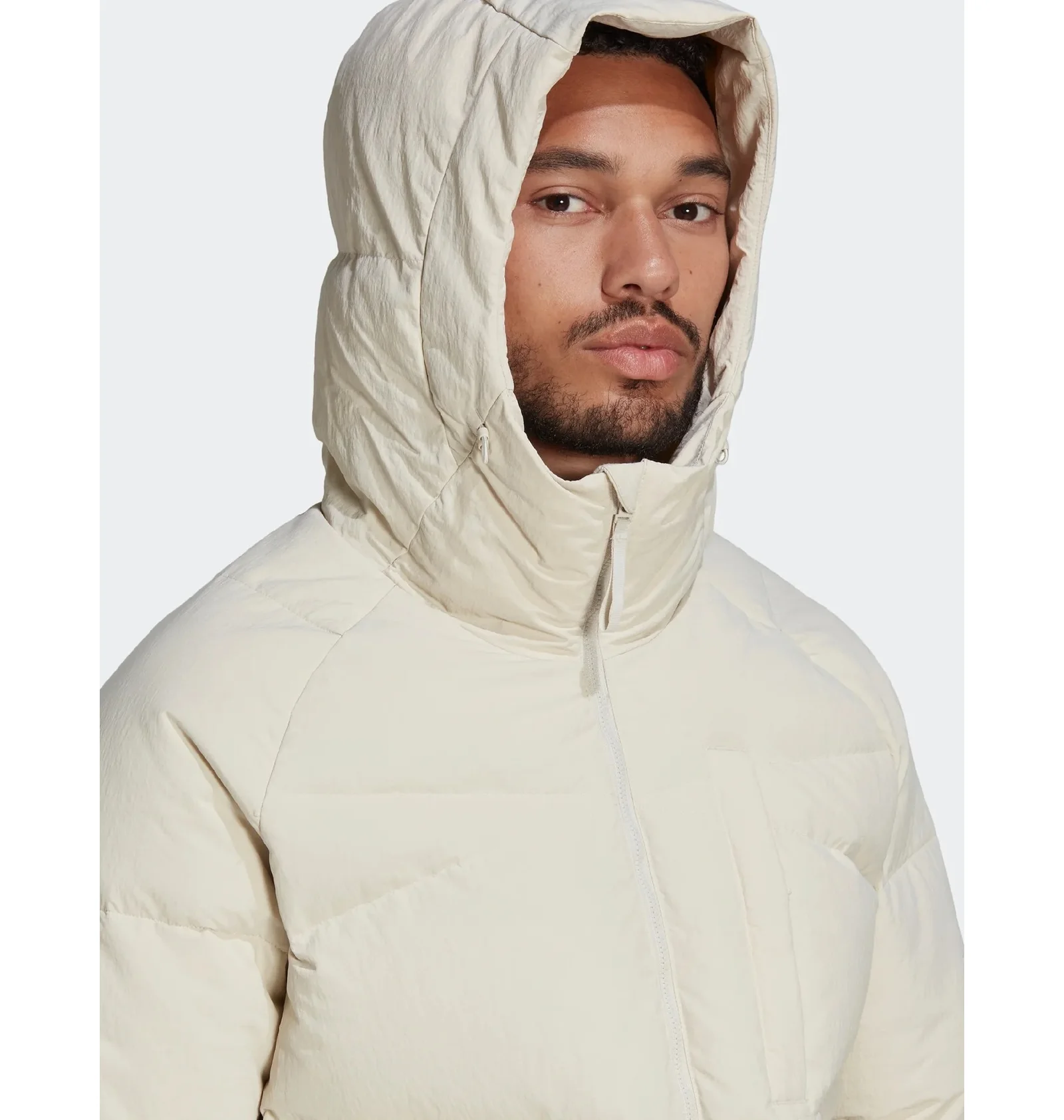 ᐉ Пуховик чоловічий Adidas Big Baffle Down Jacket Beige HN9929