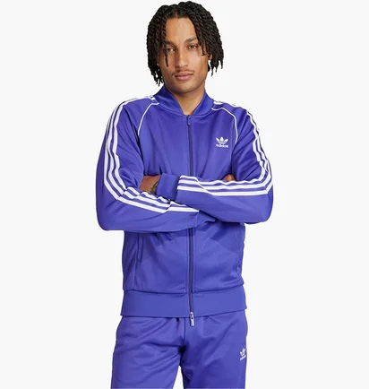 Олімпійка чоловіча Adidas Adicolor Classics Sst Track Top Violet IR9885