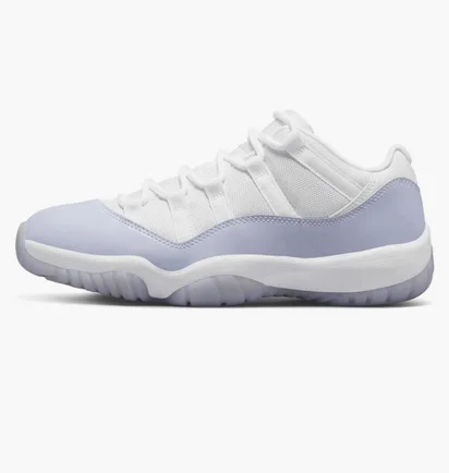 Кроссовки женские Air Jordan 11 Retro Low "Pure Violet" White/Light Blue Ah7860-101