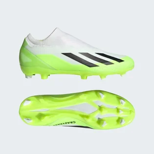 Бутсы унисекс Adidas X Crazyfast.3 Ll Fg White/Green HQ4515