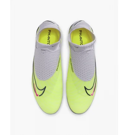 Бутси унісекс Nike Gripknit Phantom Gx Elite Dynamic Fit Fg Grey/Green DC9969-705