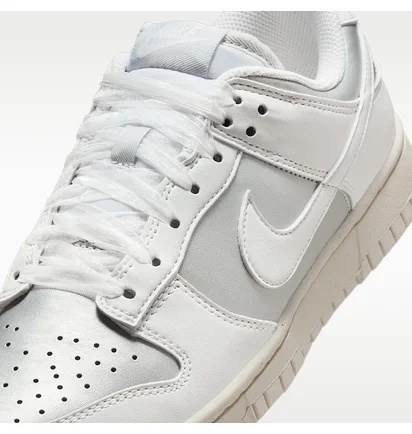 Кросівки жіночі Nike Dunk Low Next Nature White/Metallic IB7311-001