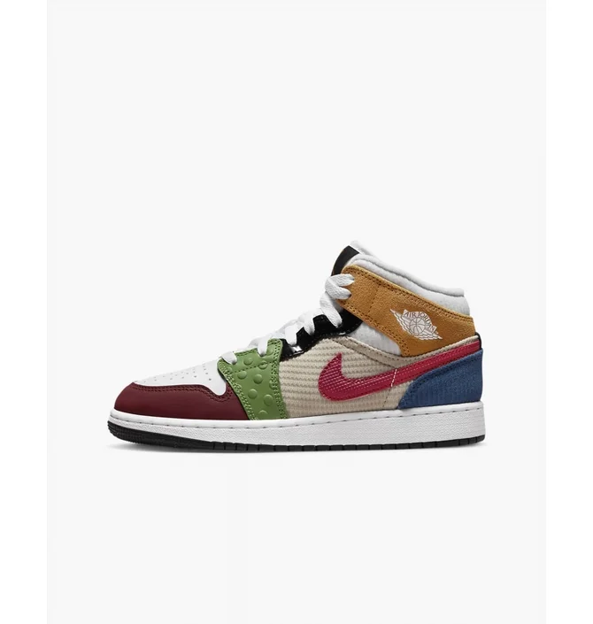 ᐉ Кроссовки детские Nike Air Jordan 1 Mid Se Multi Dr6957-100