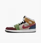 Кроссовки детские Nike Air Jordan 1 Mid Se Multi Dr6957-100