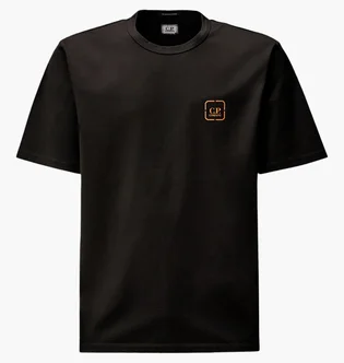 Футболка чоловіча C.P. Company Metropolis Series Printed Logo Black 19CLTS054A-006370W-999