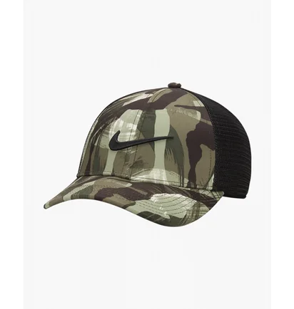 Кепка унисекс Nike Df Arobl L91 Cap Camo/Green Dv2992-010