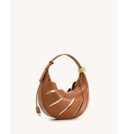 Сумка жіноча JW PEI Jana Hollow Out Shoulder Bag Brown BB2023BG78417JWP
