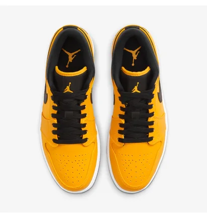 Кросівки чоловічі Air Jordan 1 Low Yellow 553558-700