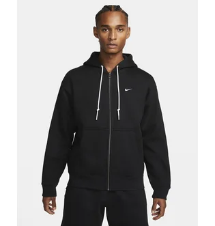 Толстовка мужская Nike Solo Swoosh Fullzip Hoodie Black DR0403-010